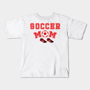 Soccer Mom Red Kids T-Shirt